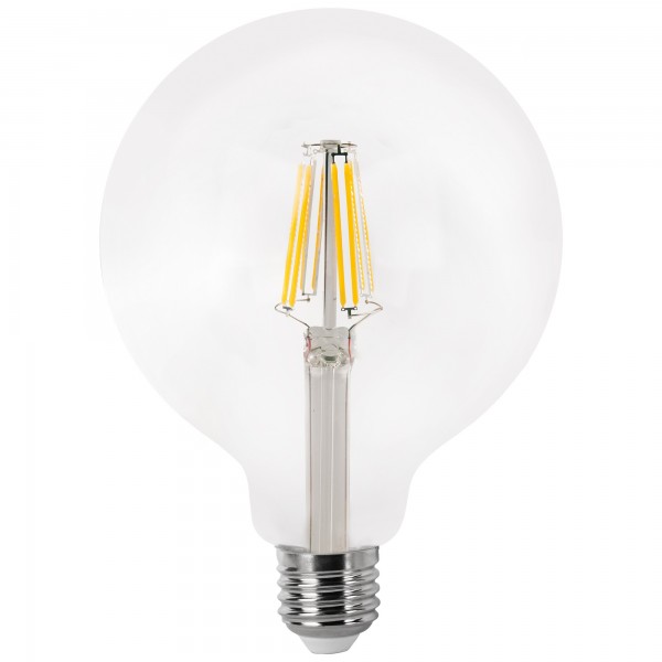 Bomb.led filam.globo g125 clara e27  8wc