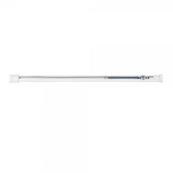 Portavisillo extensible a presión modelo oval force blanco, 40 - 60 cm (pack 2 unidades)