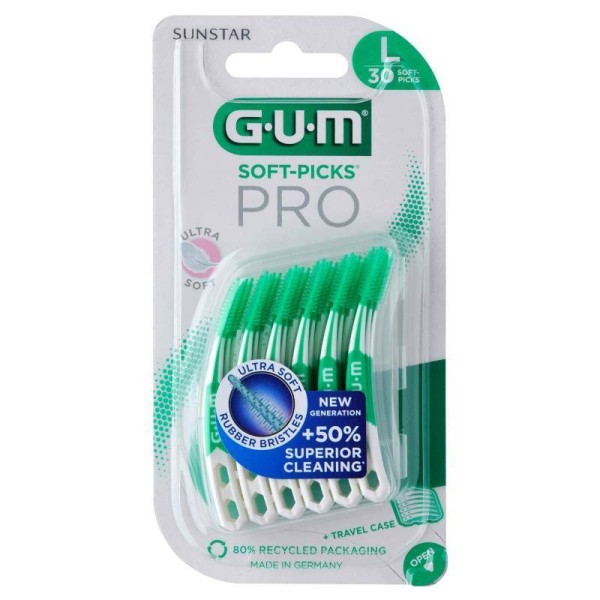 GUM Soft Picks Advanced Large 30 Uds