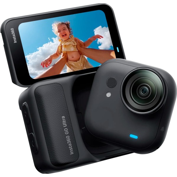Insta360 go ultra black / cámara de acción 4k / sensor de 1/1,28" / modo hdr activo